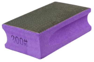 Milageto Blocco abrasivo Blocco abrasivo diamantato Schiuma Pratico e Robusto Spugna abrasiva Levigatura in Pietra per Metallo, Marmo, Ceramica