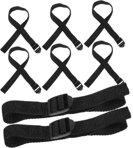 BESPORTBLE 8 Stück Verstellbare Riemen für Gartenbelüfterschuhe aus Nylon mit Bequemer Befestigung für Professionelle Gärtner und Rasenpflege im Außenbereich