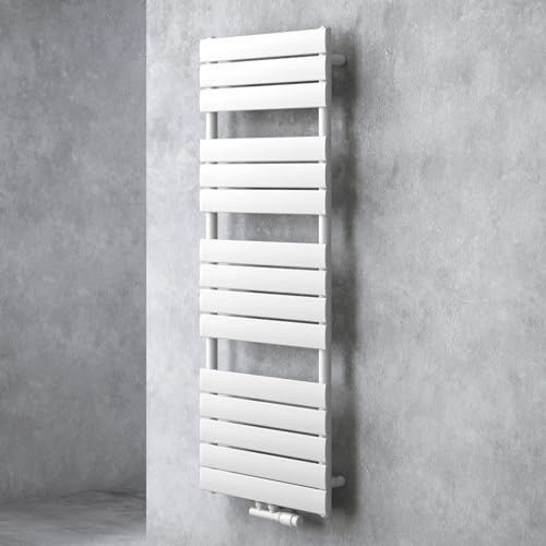 doporro Badheizkörper Heizkörper Bad Paneelheizkörper 140x50cm Weiß | Badheizung Flachheizkörper Einlagig Horizontal Effektive Wärmeabgabe 2 in1 Mittelanschluss oder Seitenanschluss FH