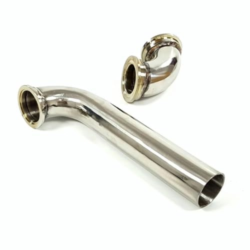 Auto Tubo Scarico Acciaio Tubo Di Scarico In Acciaio Inossidabile Con Flangia A V Per Scarico Wastegate Esterno Tial Da 44 Mm Auto Resistente Tubo Scarico