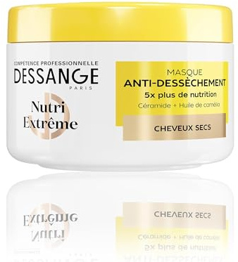 DESSANGE Masque Cheveux Secs Nutri-Extrême Céramide Huile Camélia 280ml