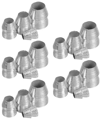 DIYEAH 20 cuñas de reparación con mango redondo, hachas, martillos, clavos de hierro, cuñas de refuerzo para carpintería, accesorios de herramientas de reparación.