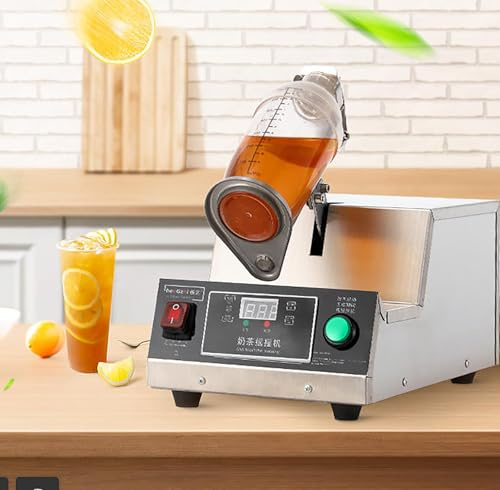 Coctelera Automática, Máquina Eléctrica De 80 W para Té con Leche, con Panel De Control Inteligente, Temporizador De 0 a 120 S, Capacidad para Agitar De 350 a 700 Ml, para Café, Jugo, Batidos