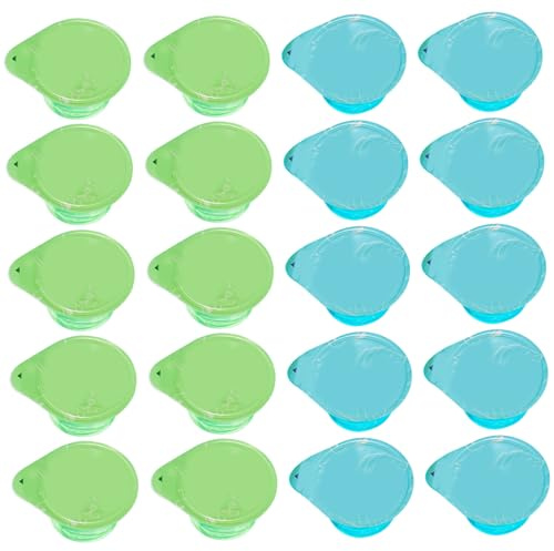 20pcs mini-rince-bouche, 13 ml de rince-bouche portable individuelle, éléments essentiels sans alcool jetable, thé à la menthe + thé de jasmin.