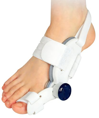 Homshsjhkis Alluce Valgo Correttore, Manopola Regolabile Tutore Alluce Valgo, Divaricatore Correzione Aggiornamento Correttore, Tutore Alluce Valgo Correttivo Correttore Ortopedico per Donna Uomo