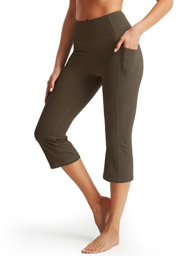Libin Leggins Mujer Verano Pantalón Pirata MallasCortas | Deportivos Mujer Push Up(Suave, Cintura Alta, Ejercicio, con Bolsillos) Pantalones Deporte Yoga Running Transpirable y Mallas