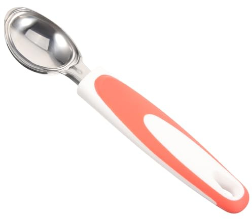 MAGICLULU Cuchara para Helado de Acero Inoxidable Bola Grande de Helado, Palas de Metal Cómodas y Fácil Almacenamiento para Celebracion Verano en Hogares y Cafés