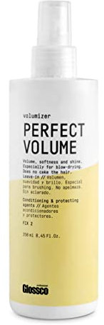 GLOSSCO PROFESSIONAL - Spray Volumen Cabello Perfect Volume, 250 ml, Spray sin Aclarado, Agentes Acondicionadores y Protectores, Aporta Volumen sin Apelmazar, Previene el Encrespado, Brillo y Suavidad