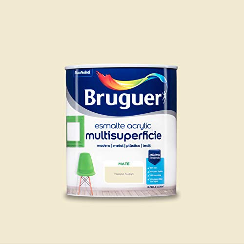 Bruguer Acrylic Multisuperficie Esmalte al agua Mate Blanco Hueso 750 ml