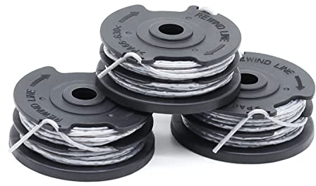 SWNKDG 3 Stücke Fadenspulen für Bosch Trimmer Rasentrimmer F016800351 (Länge: 6m, Ø1,60mm) ART 24, 27, 30 und ART 30-36 LI