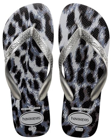 Havaianas - Top Animals, Infradito, Donna Comode, Leggere E Resistenti, Suola Con Stampa Animale, Cinghie Larghe, Suola Flessibile