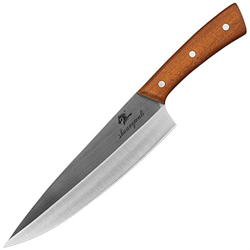 Cuchillo de carnicero 4CR13 Cocina de acero al carbono Cuchillos Cocina Cocinero Cocinero Pollo Carnicero Cuchillo de corte con mango de madera Cleaver (Color : HP-C1014)