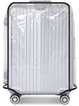 PVC-Kofferabdeckung, wasserdichte Gepäckabdeckung Staubdichte, kratzfest, transparent Kratzfeste Trolley-Kofferabdeckung Kofferschutzabdeckung Geeignet für Geschäftsreisen, Reisen, Schule(30'')