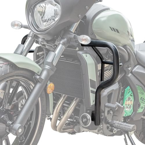 Protège-Moteur Motor Pare-Chocs Moto pour Vulcan S 650 VN650 EN650 2015 2016 2017 2018 2019 2020 2021 2022 2023 2024 2025 2026 Contre Les Chutes Protecteur Structure Carrosserie Routière | Protection contre les chutes pour moto - Cadre de réservoir de gaz - Protection latérale