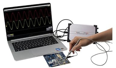 GuliTech - Osciloscopio virtual USB para PC Owon 2CH Scope+1CH FG 8 bits VDS6102 14 bits VDS6102A 100MHz 1GSa/s 5MHz Generador de señal USB tipo C LAN (VDS6102 (VDS6102 sin WiFi))