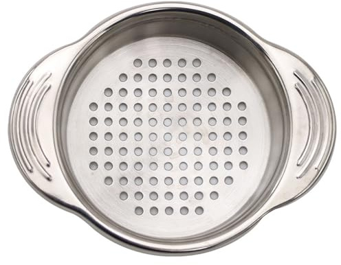 Colador de acero inoxidable, herramientas de cocina multifuncionales, colador de latas pequeñas para latas de cuello regular y ancho