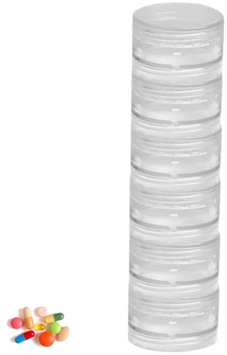 Set di 6 cosmetici da viaggio ricaricabili Cosmetici - contenitori ermetici da 30 ml per creme per viso, corpo e mani