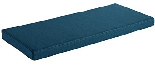 Cuscino per Panca da Giardino per Altalena a 2/3 posti, Morbido e Antiscivolo, per mobili da Giardino, per Interni ed Esterni, Lavabile, per Cucina, Sala da Pranzo, Sedia a Dondolo, Blu Navy