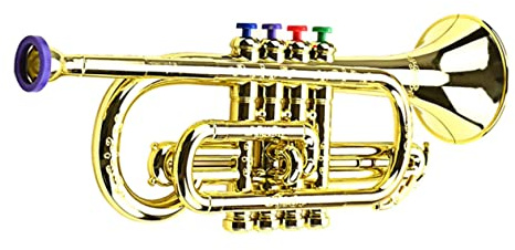 CVUTOVO Trompete Töne Musikinstrument für Kleinkinder Sicheres und Langlebiges Kunststoffmaterial für Frühe Bildung und Nachahmungsspiele
