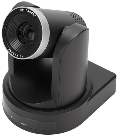 YUEHISY Conference Room Camera System, 1080p HD PTZ Camera med 12x Optical Zoom och AI Auto Tracking, för Videokonferenser och Live Streaming (EU)
