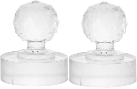 Herramienta de Prensado Cosmético Acrílico Redonda 2piezas | Sombras y Rubor, Formato Independiente, Uso Práctico, Acabado Estético