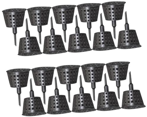 DOITOOL 30 piezas Caja de Fertilizante para Bonsáis Reutilizable de Plástico Duradero con Tapa Unidades Pequeñas Portátiles para Plantas Suculentas y Flores Jardinería