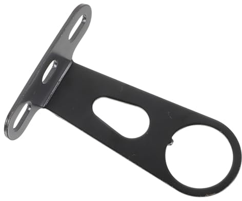 Cabilock Fahrrad Frontlampenhalterung aus Stahl rutschfeste Gabelhalterung für Sicheres Befestigen des Vorderradlichts Stabile Frontlampenhalterung Kompatibel mit Gängigen Fahrradmodellen