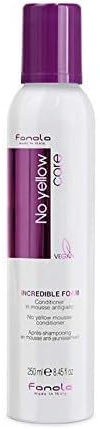 Fanola Offizielles No Yellow Shampoo und Incredible Conditioner Schaum (Shampoo 350 ml und Schaum 250 ml)