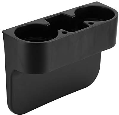 3-in-1 Car Cup Holder Organizer Adjustable Expandable Drink Can Bottle Mount Stand for Car Seat Phone Paper Towels Black