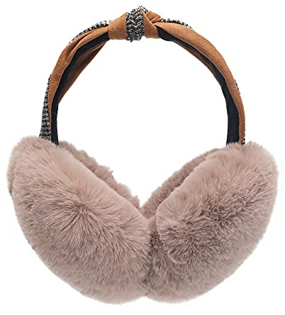 ZLYC Winter Ohrenschützer Ohrenwärmer Outdoor Faux Fur Earmuffs für Damen Kinder