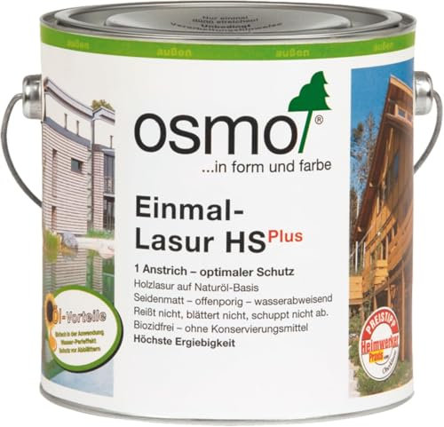 OSMO Einmal-Lasur HS Plus 9203 Basaltgrau, 0,75 L
