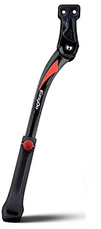 HKYBCF Einstellbarer Fahrrad Kickstand MTB-Parkständer Support Seitenständer für 24 26 26 26.5 29in Fahrrad FahrradstäNder 652 (Color : Red)