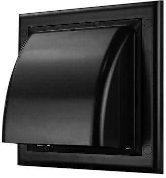 Lüftungsgitter Wetterschutzhaube Ablufthaube Lüftungsrohr ABS Ø 80-160 MKK Ø 125 mm graphit