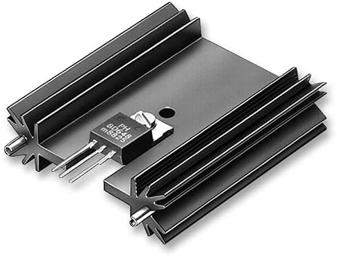 Kühlkörper, TO-220/TO-3P, 7°C/W, Standard-Kühlkörper, 1 Stück | SK 409/38,1 STS