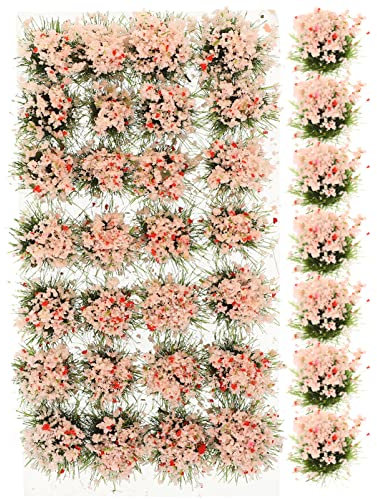 FOMIYES 1 Caja Modelo De Racimo De Flores Modelo De Terreno Arbustivo Modelo De Paisaje Estático Arbustos De Mesa De Arena Racimo De Flores Simuladas Modelo De Arena Resina Maceta Mini