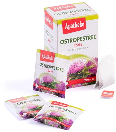 Apotheke Herbal Liver Detox Cleanse, Kidney Function Support Tea in Bags 20 x 1.5g (1)