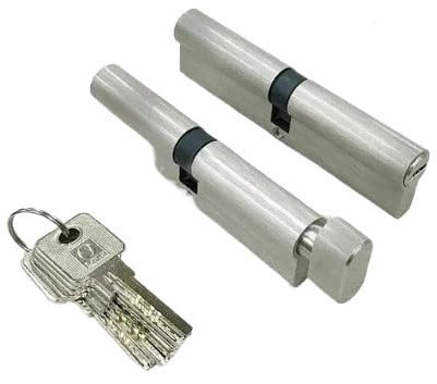 Cilindro Cerradura Seguridad Cilindro de puerta de 110cm, cilindro de cerradura de puerta de cobre de seguridad, manija de cerradura Interior for dormitorio y sala de estar, 5 uds., bloqueo de llave d