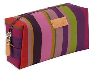 Gallo Pochette bauletto unisex viola righe multicolor