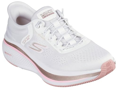 Skechers Slip-Ins: Go Run Elevate 2.0 - Banyan 129006-WPK, Women Running Shoes, White, 37 EU