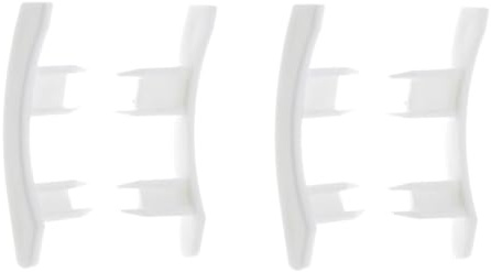 cyclingcolors 4x Abdeckkappen Fensterladen PVC Rollladenlamelle abdeckung rolladen Profil lamellen stopfen Rollladenführung kunststoff, Weiß für 42x8mm