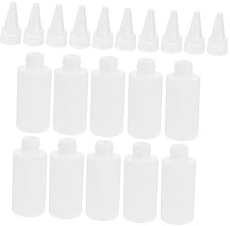 VILLCASE Botellas Exprimibles Para Pintura Acrílica 100pcs Perfectas Para Manualidades y Decoración