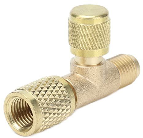 Qcwwy Valvola di Carico dell'Aria Efficace per R22 R134 HLK - Adattatore di Strumenti di Riparazione Matinas 1/4SAE per i Sistemi di Condizionamento dell'Aria