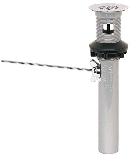Drain Assembly: 2 3/8 in Overall Dia, 8 7/8 Ht, 9 Body 1 1/4 Pipe 715-P-CP, 53JW67