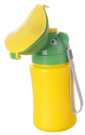 Urinatoio Portatile per Ragazzo Ragazza Giallo in Pp per Auto | Emergenze e Lunghi Viaggi in Auto, Capacità Sufficiente, Leggero e Facile da Usare