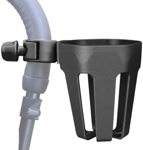 Portavasos giratorio de 360° – Portavasos universal para cochecito y bicicleta | Portavasos universales para, instalación sin herramientas, compatible con la mayoría de los sillones