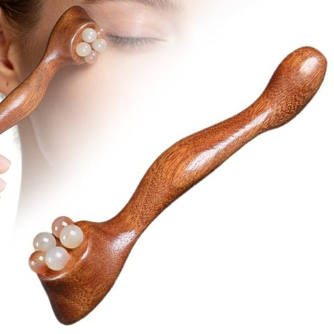 Massaggiatore per gli occhi | Massaggiatore portatile in legno leggero piccolo | Strumento di massaggio per gli occhi - per Spa Viaggio Doccia Yoga Salon Meditazione Spa principale Rilassamento collo