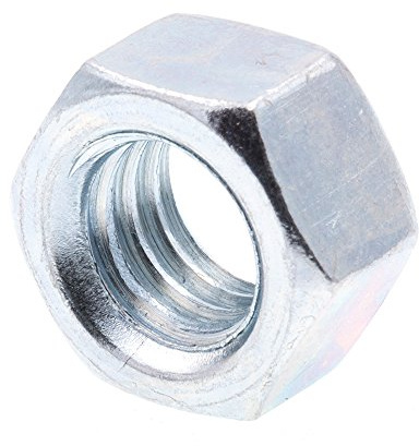Prime-Line 9073449 Finished Hex Nuts, 3/8 in.-16, A563 Grade A Zinc Plated Steel (50 Pack)