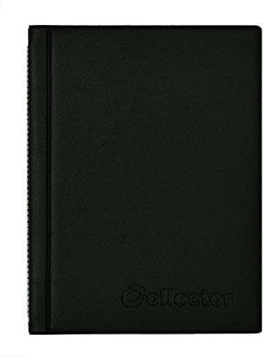COLLECTOR Coin Album for 108 mix size coins small medium large COIN BOOK FOLDER - BLACK