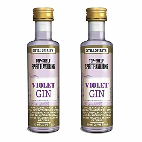 2X Still Spirits Top Shelf Violet Gin Essence Flavours 2.25L