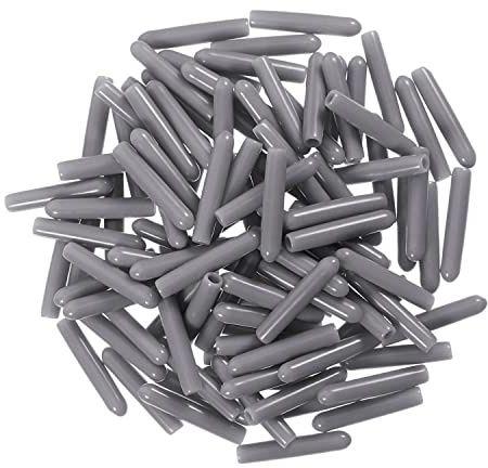 100 Pieces Dishwasher Rack Caps Geschirrspülkorb-Spitzenzinken-Abdeckkappen,Geschirrspülkorb-Kappen Zinken-Korbkappen 1/8 Zoll/3 mm Innendurchmesser für Geschirrkörbe passend all Spülmaschinenmodelle